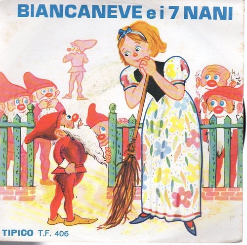 Disco giri biancaneve i 7 - disco,