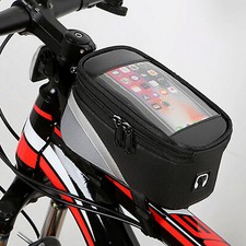 Borsa telaio bicicletta tubo superiore borsa cellulare borsa bicicletta MTB manubrio bike bag