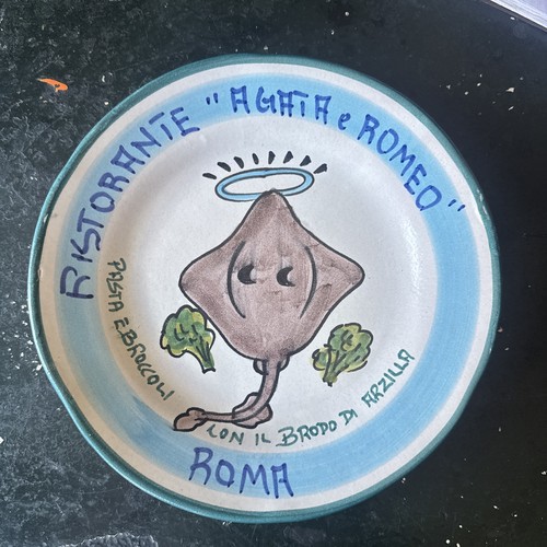 Piatto buon ricordo - piatto, agata