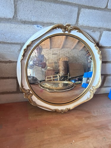 Specchio vintage oro dorato