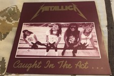 METALLICA - CAUGHT IN THE ACT - 1988 - LIVE LP and justice for all tour
