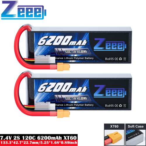 Zeeee 6200mah batteria - 2x,