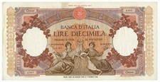 10000 LIRE CAPRANESI REPUBBLICHE MARINARE REGINE DEL MARE 24/03/1962 BB