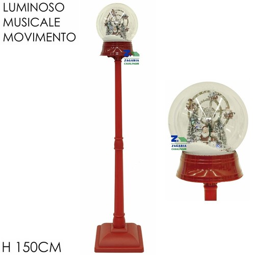 Lampione natalizio rosso con - natalizio,