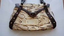 Borsa ROBERTO CAVALLI freedom vintage '90 RARE animalier bag clutch borsetta oro