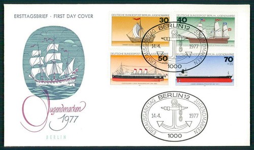 Germania fdc 1977 spedizione - germania,
