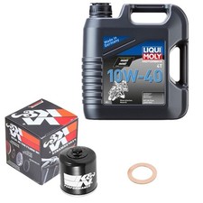 Honda VT 1300 CX SC61A 2015, LIQUI MOLY 10W-40  4L, K&N Ölfilter Set