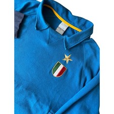 Nike Inter Milan Calcio Calcio Blu Blu Track Top Maglia Collo Uomo M