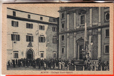 CARTOLINA  ALATRI FP   VIAGGIATA  1926 COLLEGIO CONTI GENTILI  ANIMATISSIMA OCC