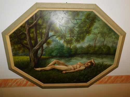 Dipinto atto una donna - dipinto,