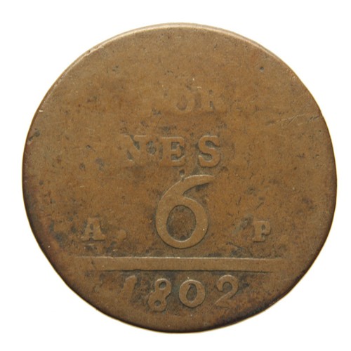 Napoli 6 tornesi 1802 - -,
