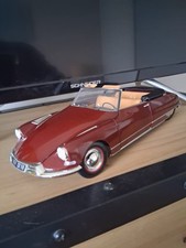 RARE NOREV 1/18 CITROEN DS ID 19 CABRIOLET  Bordeaux 1961 NEUF BOITE