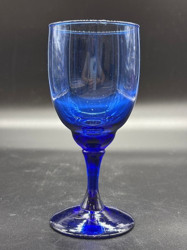 Bicchieri vino blu cobalto - bicchieri,