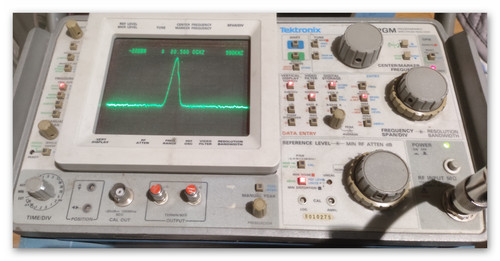 Spectrum analicer tektronix - spectrum,