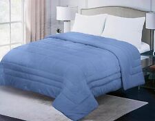 Piumone Trapunta Tinta Unita Calda Vellutata Cinigliata Morbida Qualità