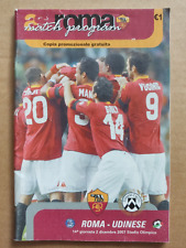 Rivista AS ROMA MATCH PROGRAM Roma Udinese 2007/08 poster Giuly Totti ?❤️?