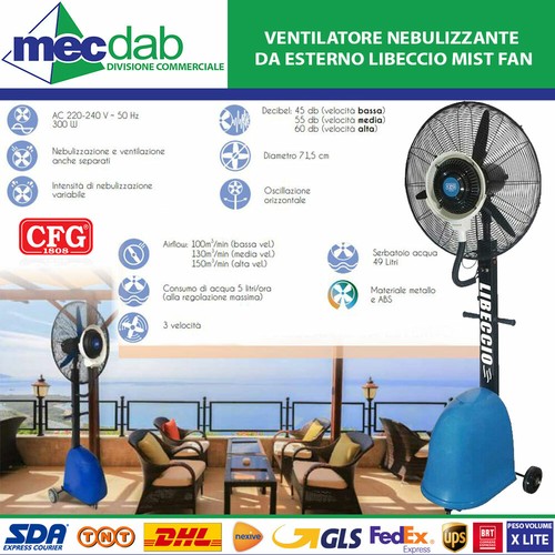 Ventilatore nebulizzatore - nebulizzatore, da
