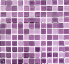 Mosaico vetro viola chiaro - vetro,