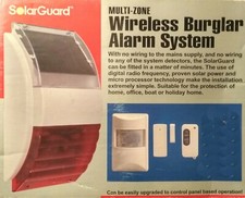 ANTIFURTO SENZA FILI CON SIRENA/CENTRALINA CON PANNELLO SOLARE E ESPANDIBILE 