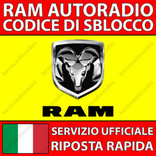 ✅RAM RADIO CODICE DI SBLOCCO