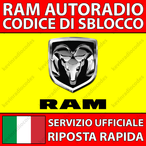 Ram radio codice sblocco - di,
