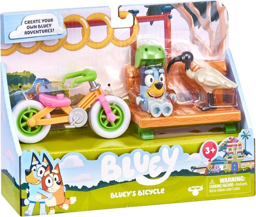 Bluey bicycle playset - bluey's,