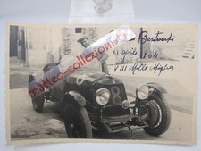 VIII MILLE MIGLIA 1934 FOTO con AUTOGRAFO - AUTO n.8 Guerino Bertocchi -MASERATI