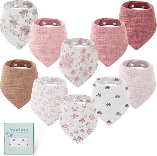 Bavaglini neonato set 10 - set, di