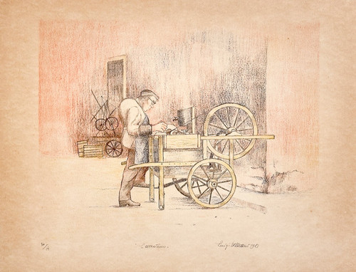 Luigi delleani serigrafia - luigi, p/a