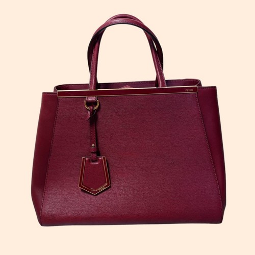 Borsa media pelle fendi - in,