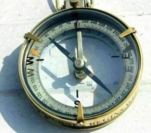 Bussola ottone vintage seconda