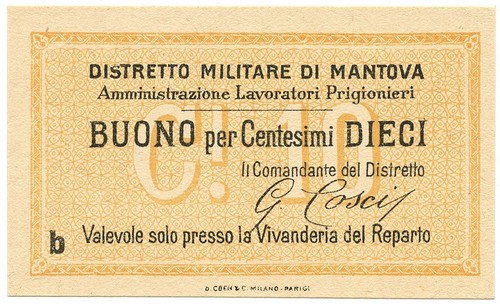 Centesimi non emesso - 10,