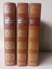 3 Libri "la Sacra Bibbia" Saie