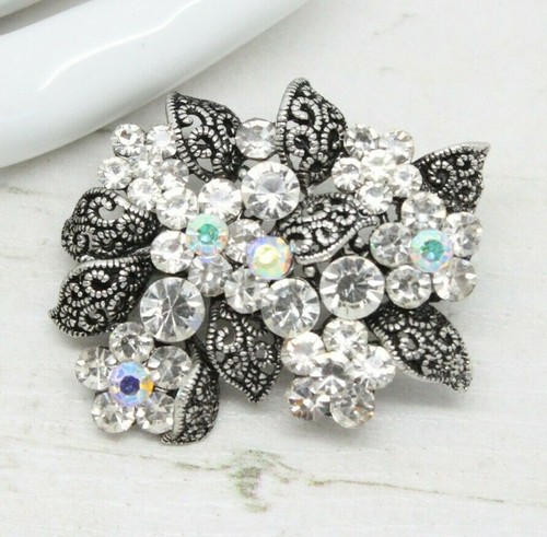 Spilla stile vintage - , strass