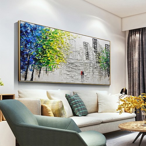 Quadro tela fatto mano - su, a
