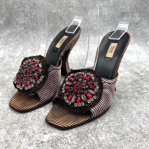 Sandali prada jeweled mule - jeweled,