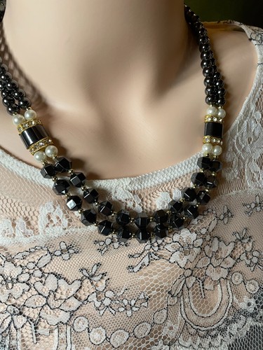 Collana perle ematite - collana,
