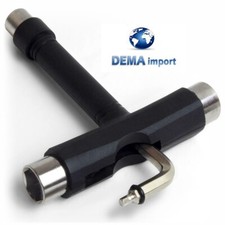 Tool T Skate Chiave Multiuso Longboard Strumento Multifunzionale Skateboard