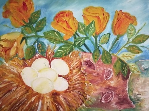Dipinto olio tela 40x50 - tela,,