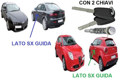 Cilindretto porta alfa - sx,