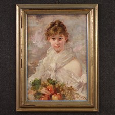 Dipinto italiano ritratto di