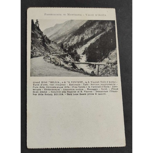 Cartolina valle aosta - valle,