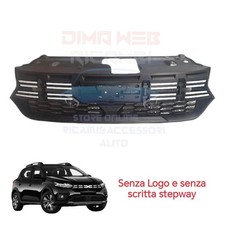 GRIGLIA ANTERIORE RADIATORE MASCHERA NERA DACIA SANDERO STEPWAY DAL 01/2023