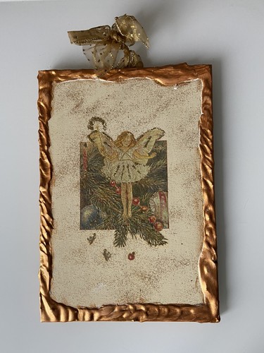 Quadro natalizio con fata - natalizio,