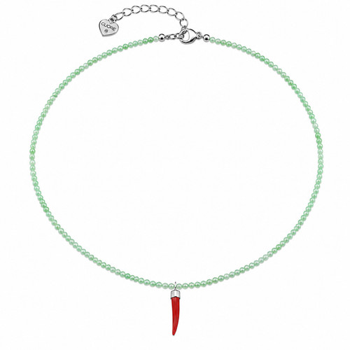 Collana crisoprasio corno - collana,