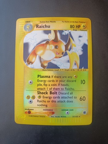 Pokemon raichu 165 - pokemon,
