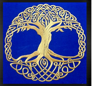 Collana 22" ciondolo nodo