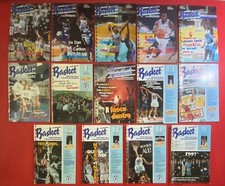 BASKET NEWS FORTITUDO PALLACANESTRO Lotto di 14 Riviste Ufficiali Annata 1997