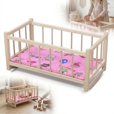 Culla legno bambole - , con