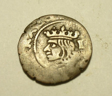 Spagna/Maiorca moneta medievale argento 'dobler' Carlo II 1665-1700 #65